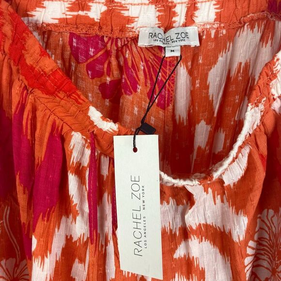 Rachel Zoe NWT Harem Pants Bohemian Boho Hippie Gypsy Wide Leg Oriental Floral M - Picture 4 of 12